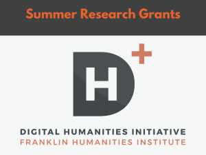 DHI logo with "Summer Research Grants" in text above